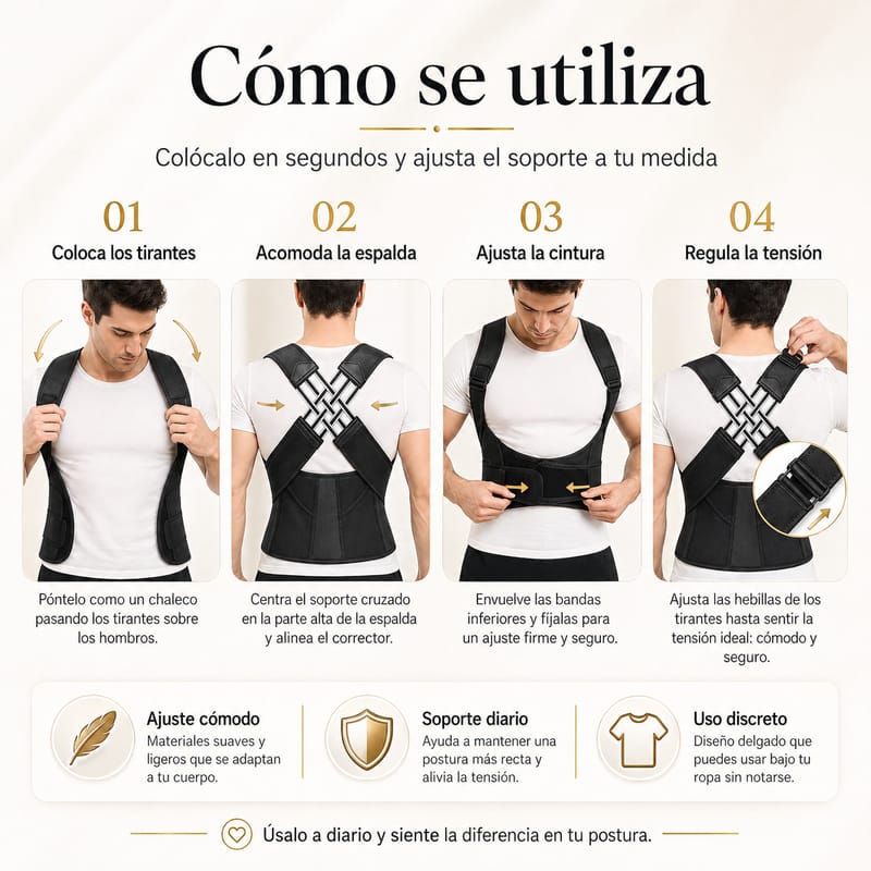 Corrector de postura ajustable - Image 3